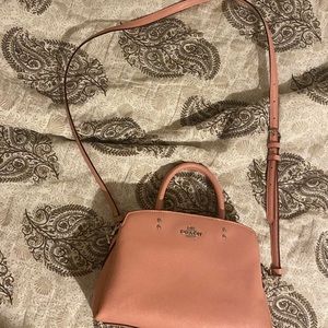 Pink crossbody coach